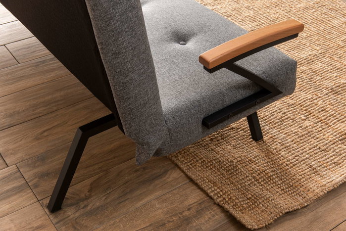 Atelier Del Sofa Zven - Sofá-Cama de 3 Plazas Gris Claro Atelier Del Sofa Zven - Sofá-Cama de 3 Plazas Gris Claro